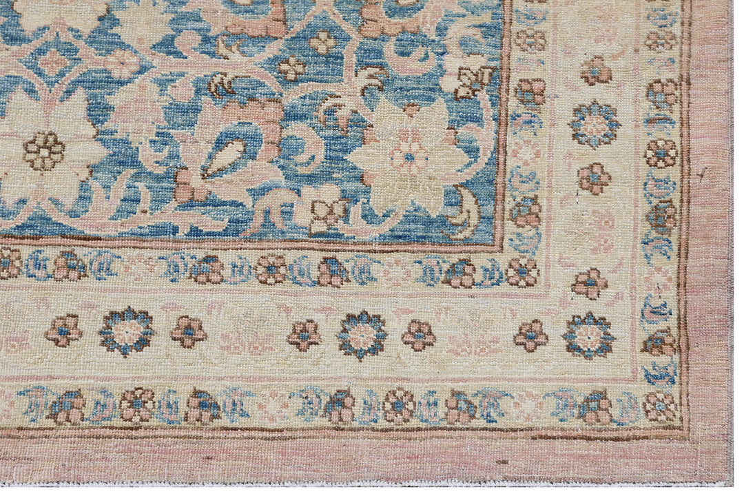 12'x17' Large Wool Rug | Blue Salmon | Ariana Transitional Rug