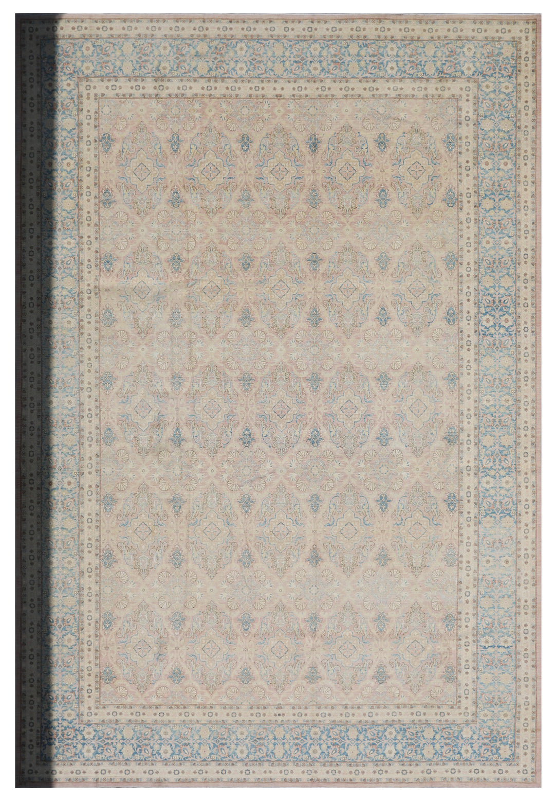 12'x17' Large Wool Rug | Blue Salmon | Ariana Transitional Rug