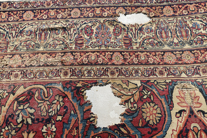 12'x18' Antique Persian Kermanshah Large Rug