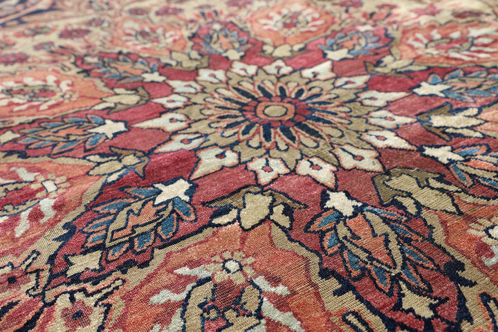 Antique Persian Kermanshah Large Rug