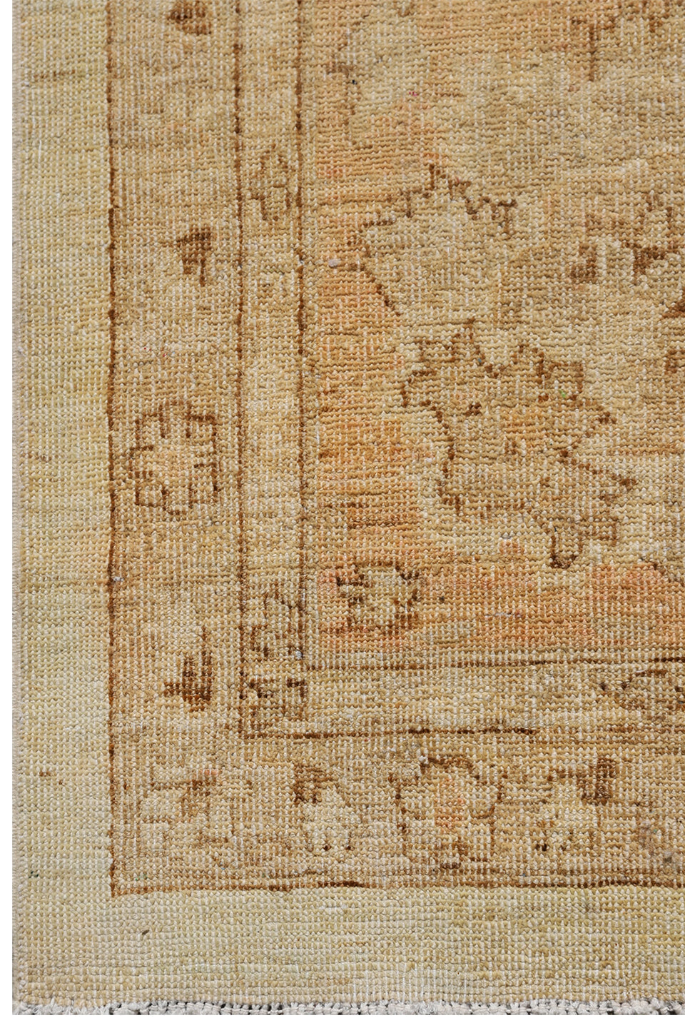 13’x16’ Ariana Traditional Agra Design Wool Rug – Apricot & Ivory Floral