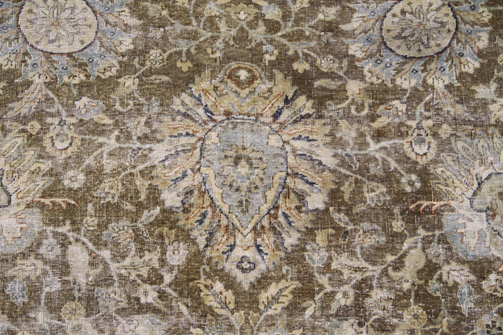 7'x9' Vintage Persian Tabriz Rug