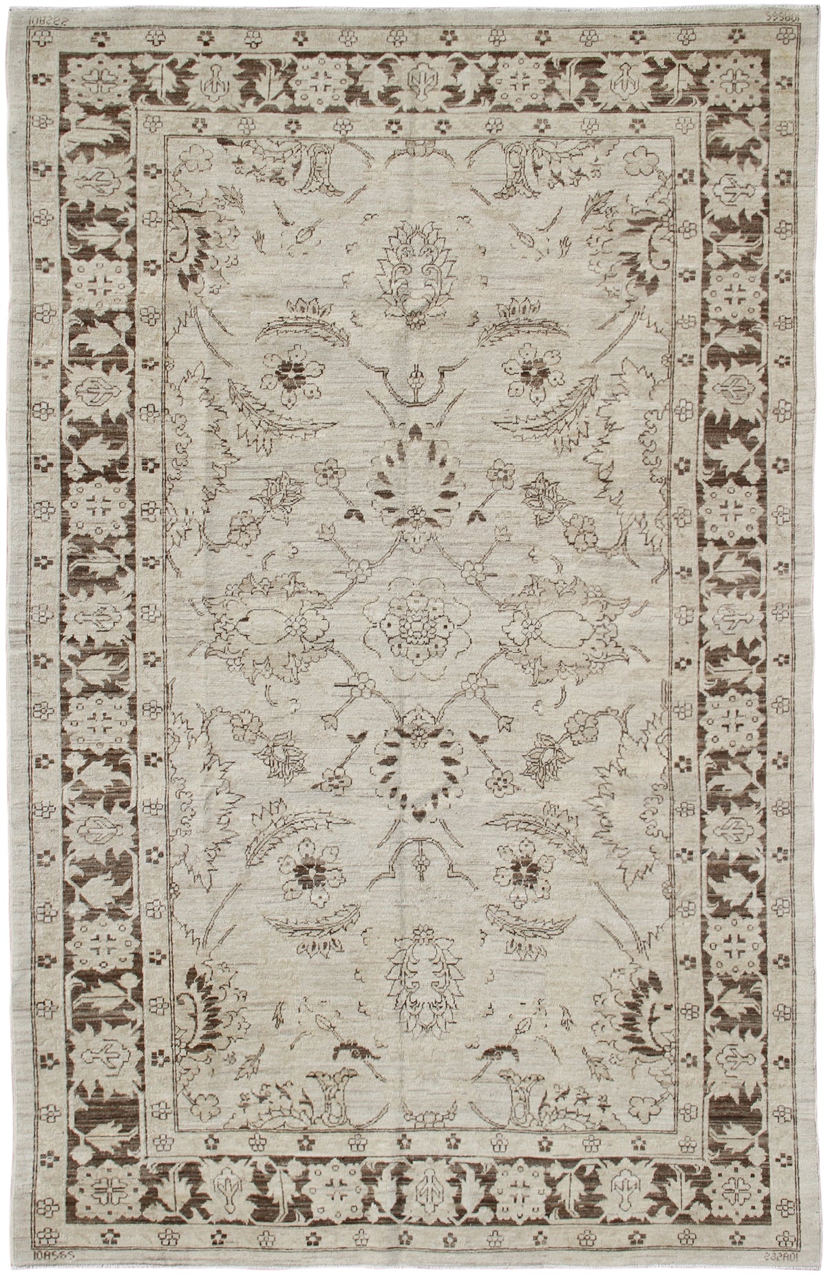 6x9 Sultanabad Design Ariana Transitional