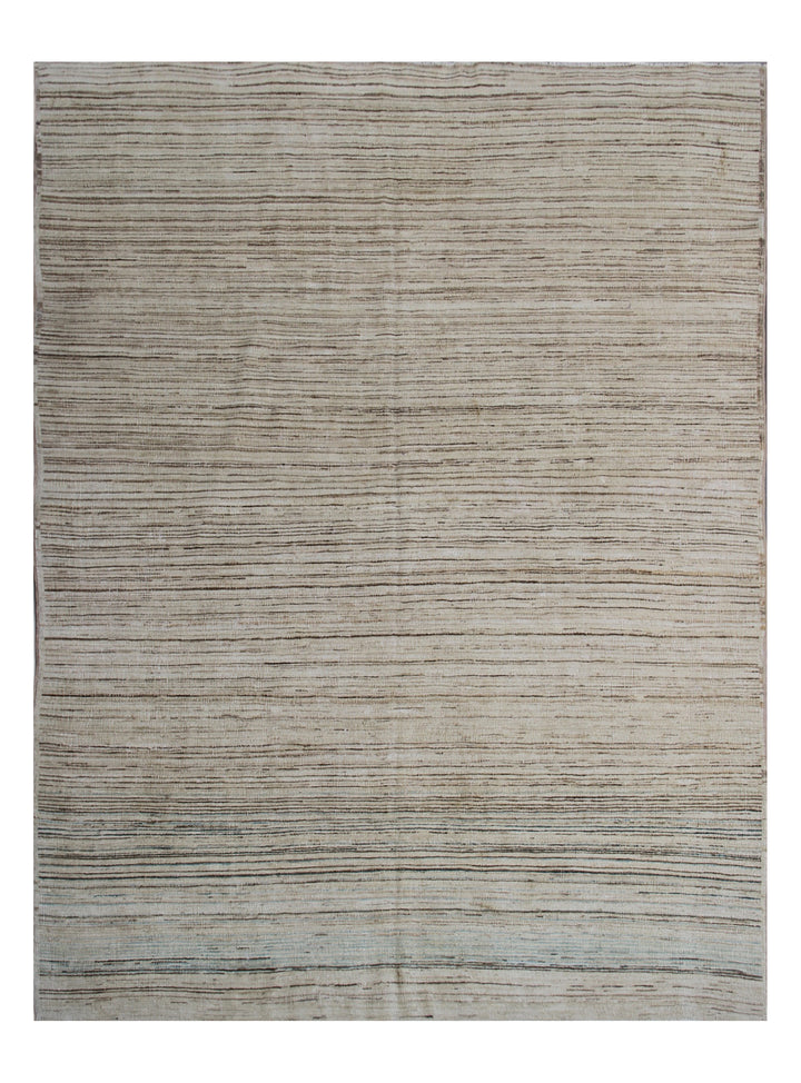6'x8' Ariana Modern Earth Tone Hand Knotted Wool Rug