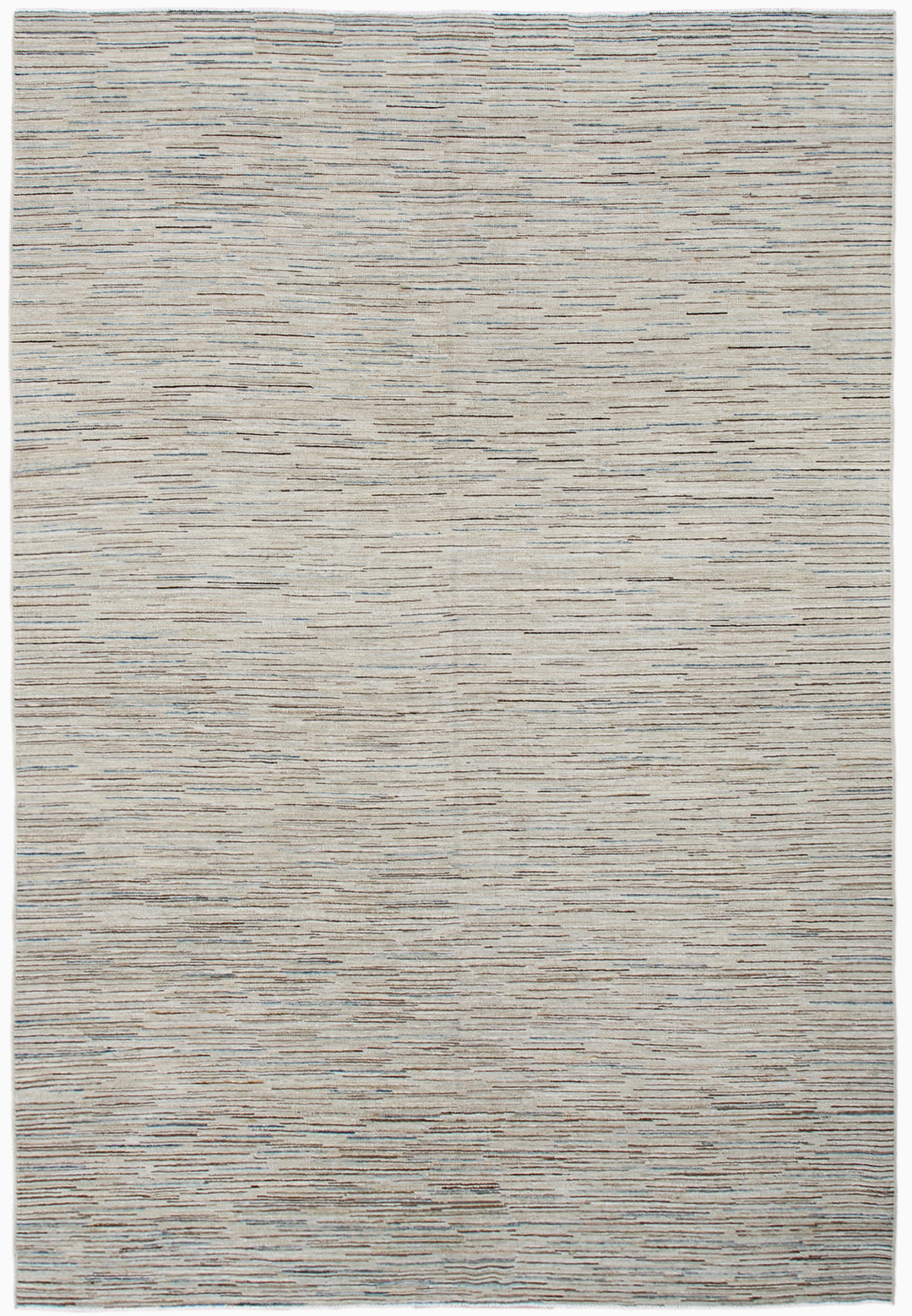 7'x10' Ariana Modern Earth Tone Hand Knotted Wool Rug