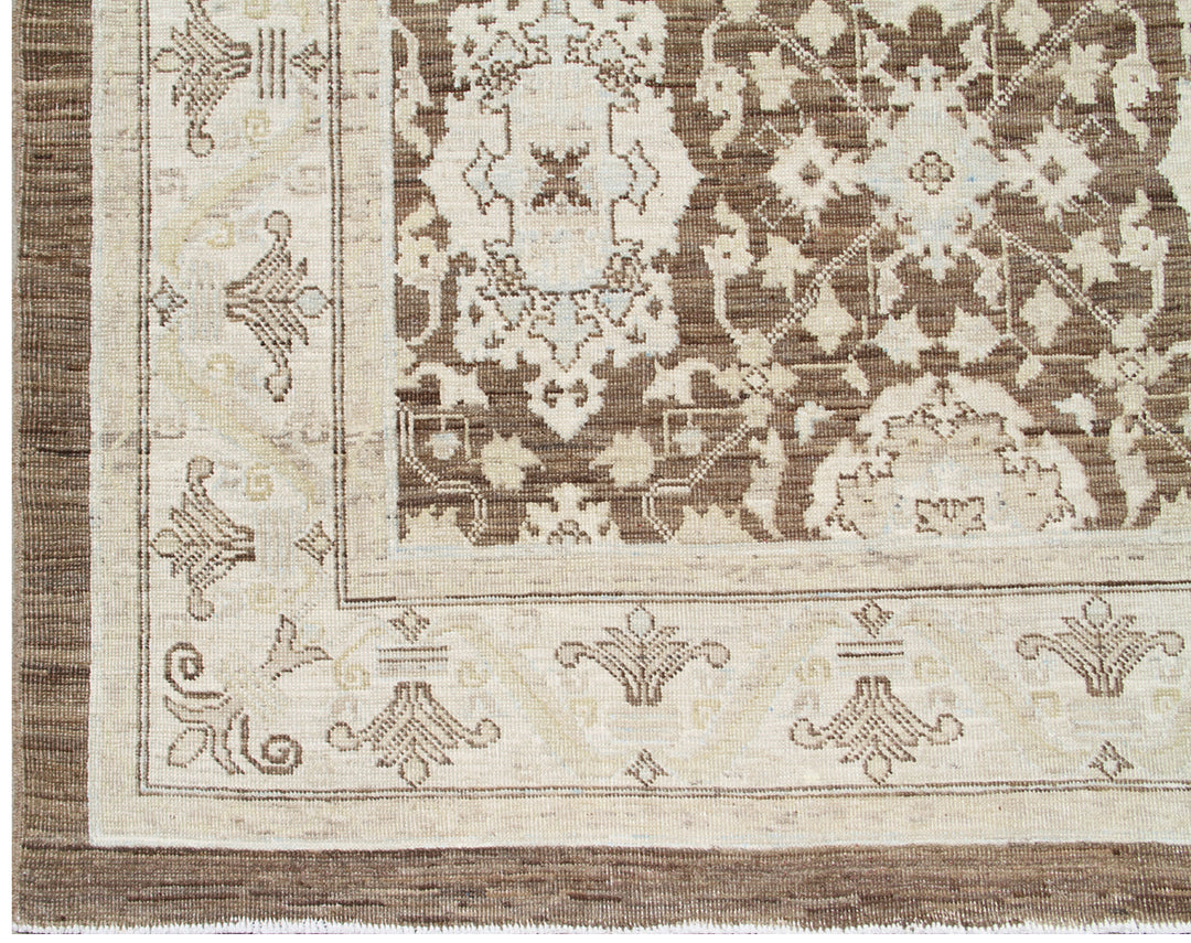 6'x9' Ariana Traditional Agra design Hand Knotted Wool Medium Rug