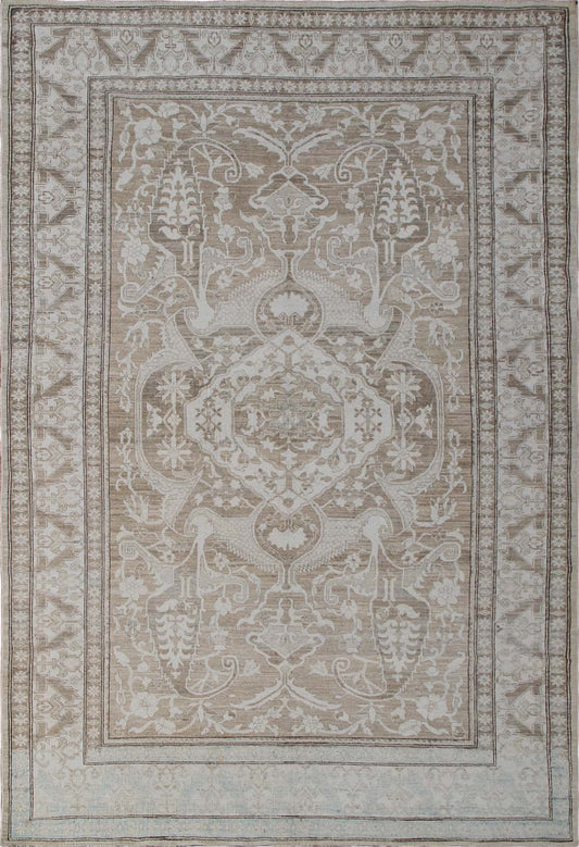 9.08 x 6.09 Earth Tone Fine Quality Persian Mahal Design Ariana Traditional Area Rug