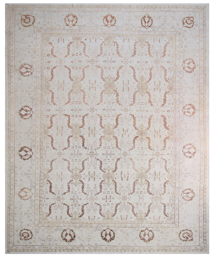 13'x16' Large Agra Design Ariana Traditional Earth Tone Rug