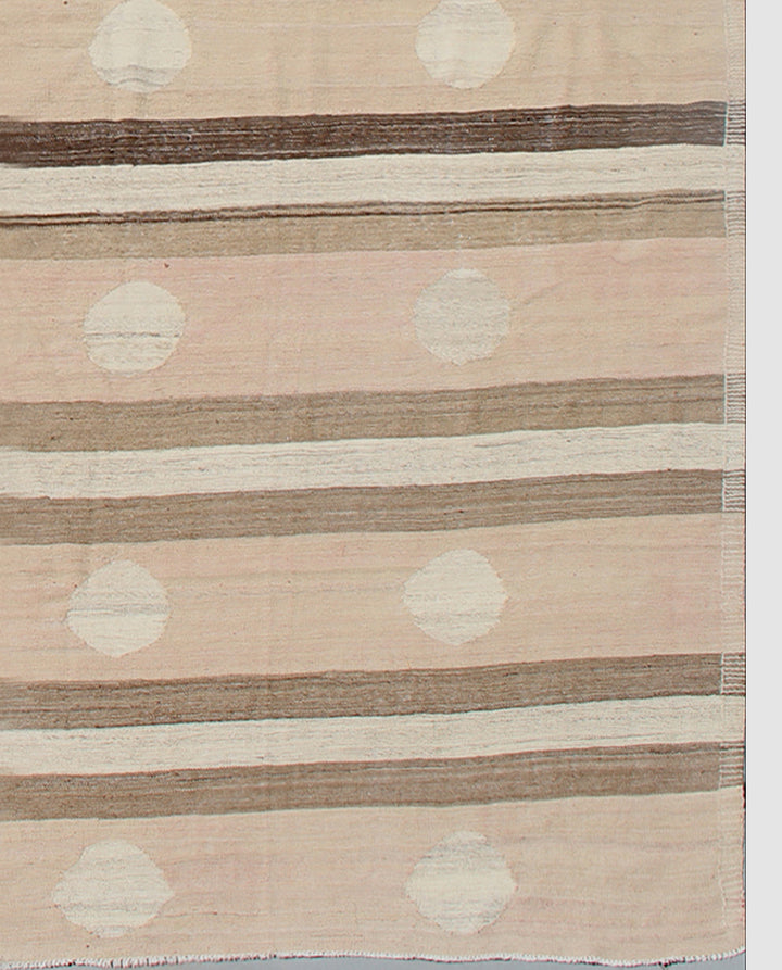 13'x18' Large Flatweave | Earth Tone | Striped Kilim Rug