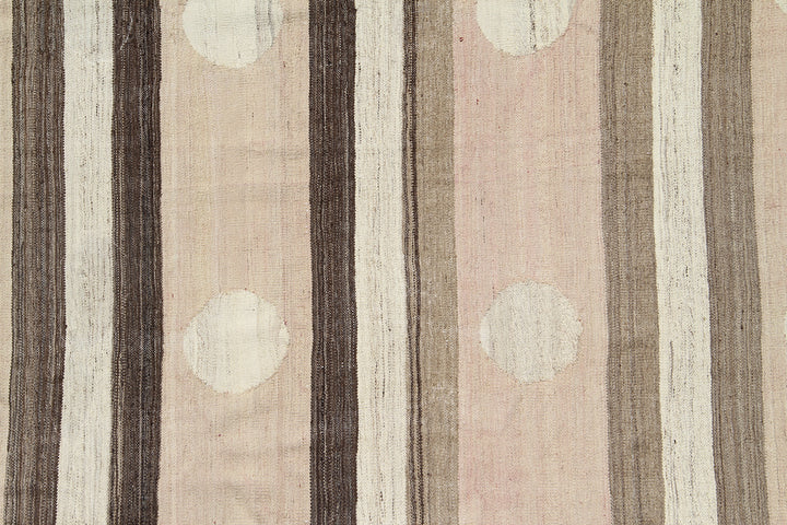 13'x18' Large Flatweave | Earth Tone | Striped Kilim Rug
