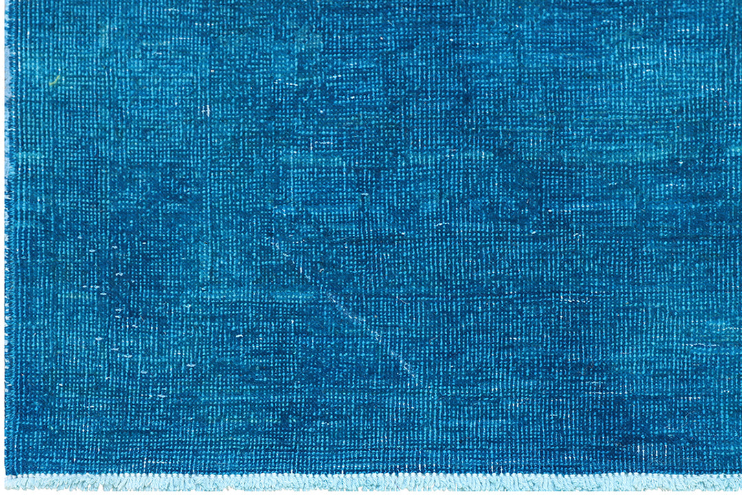 3'x5' Blue Ariana Overdyed Wool Rug