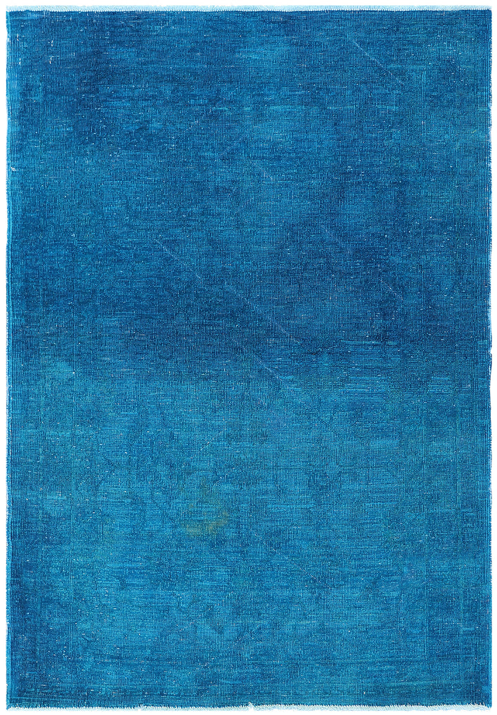 3'x5' Blue Ariana Overdyed Wool Rug