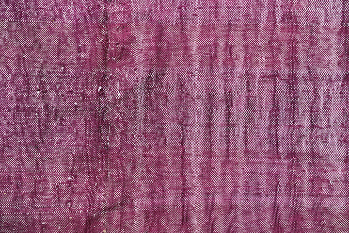 4'x7' Purple Aubergine Contemporary Ariana Overdyed Kilim Rug