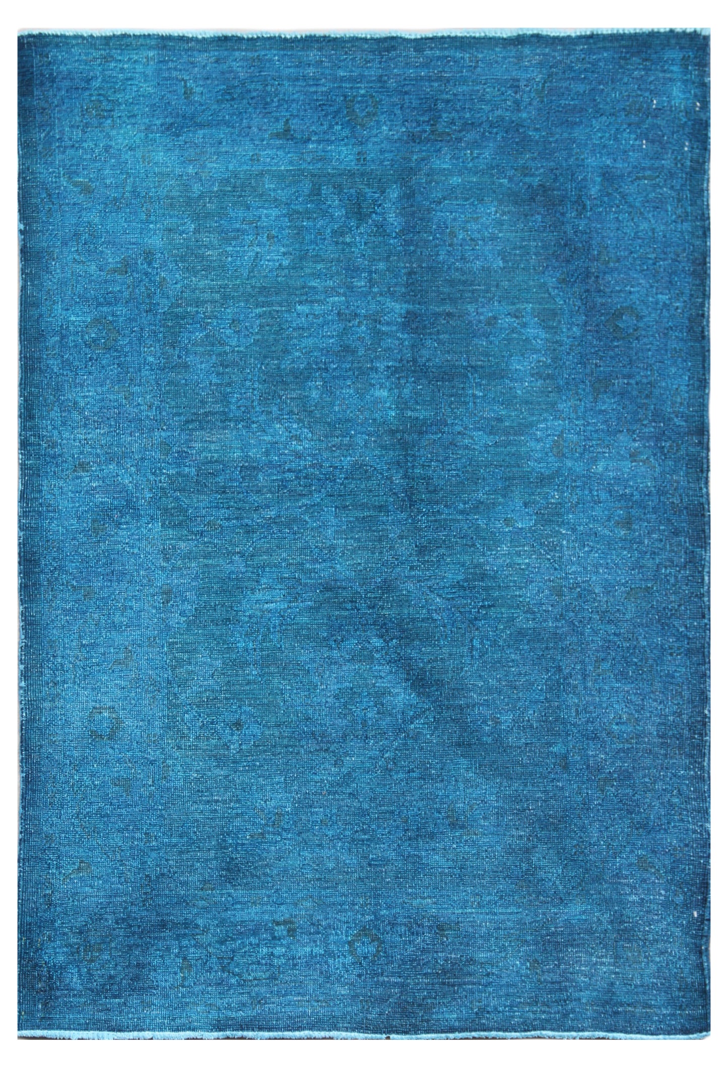 3x5 Blue Ariana Over-dye Rug