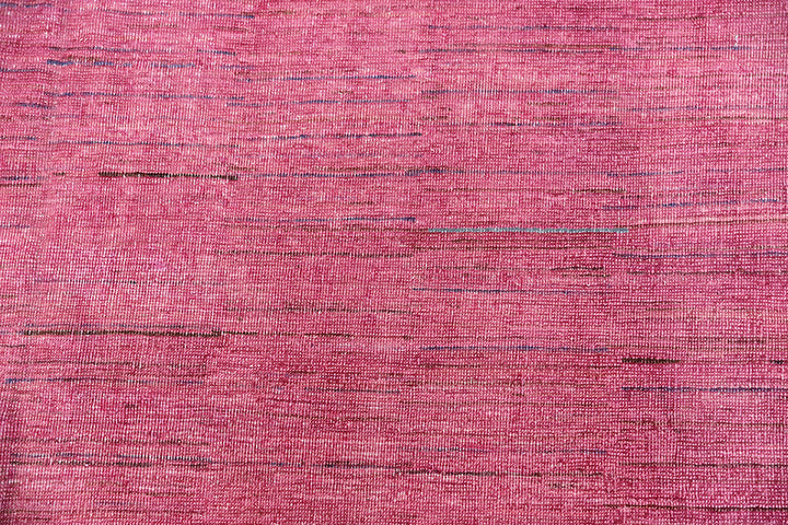 5'x6' Red Pink Overdyed Wool Area Rug