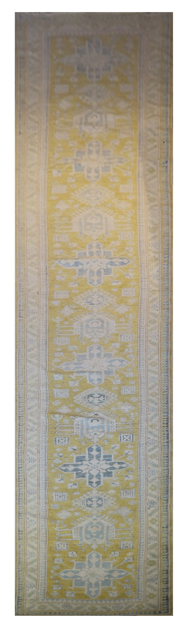 3'x17' Ariana Traditional Hazara Runner Rug