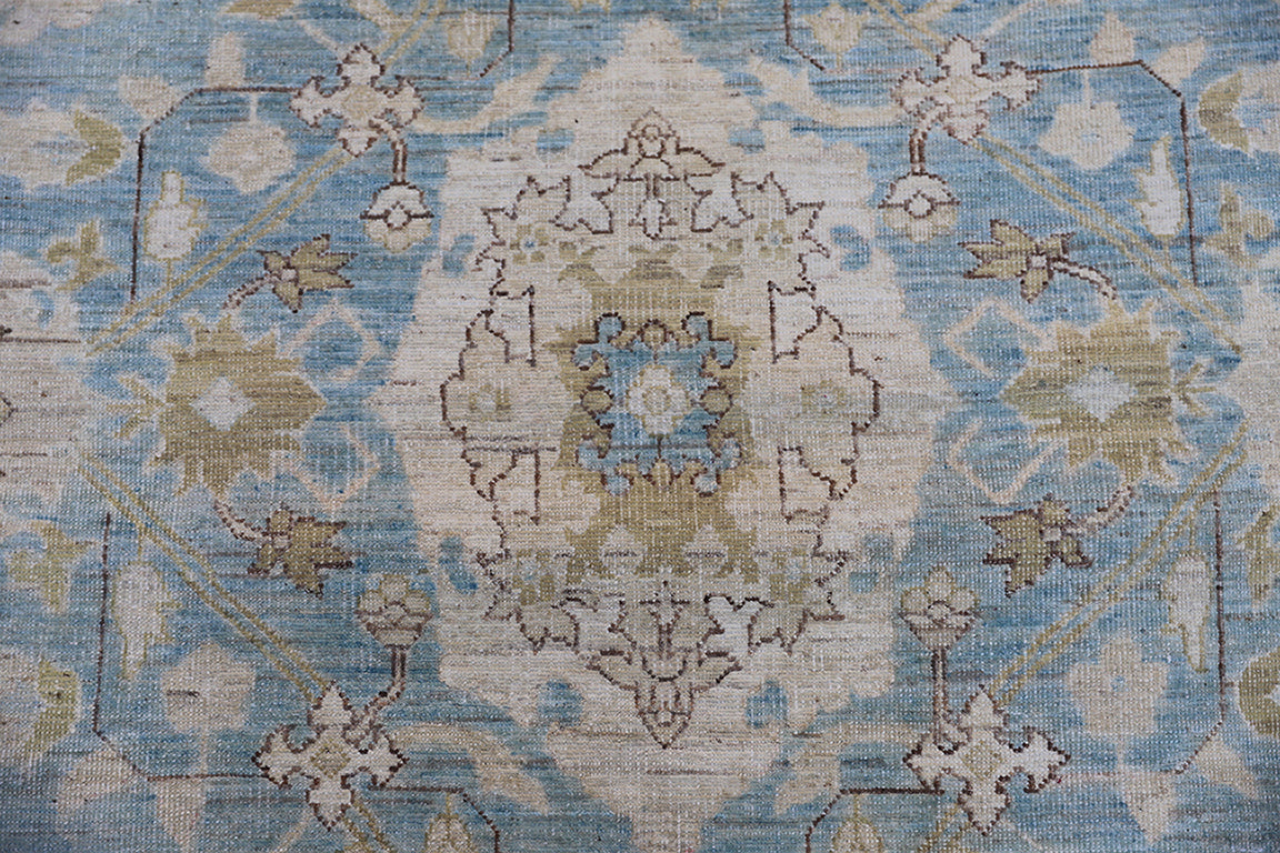 13x17 Agra Design Large Blue Ariana Traditional Rug