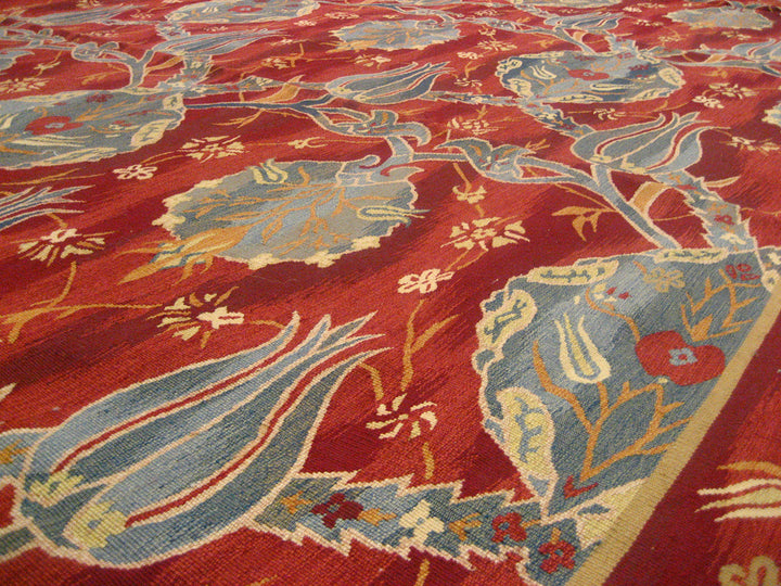 14'x16' Fine Ottoman Floral Design Ariana Kilim Collection Rug