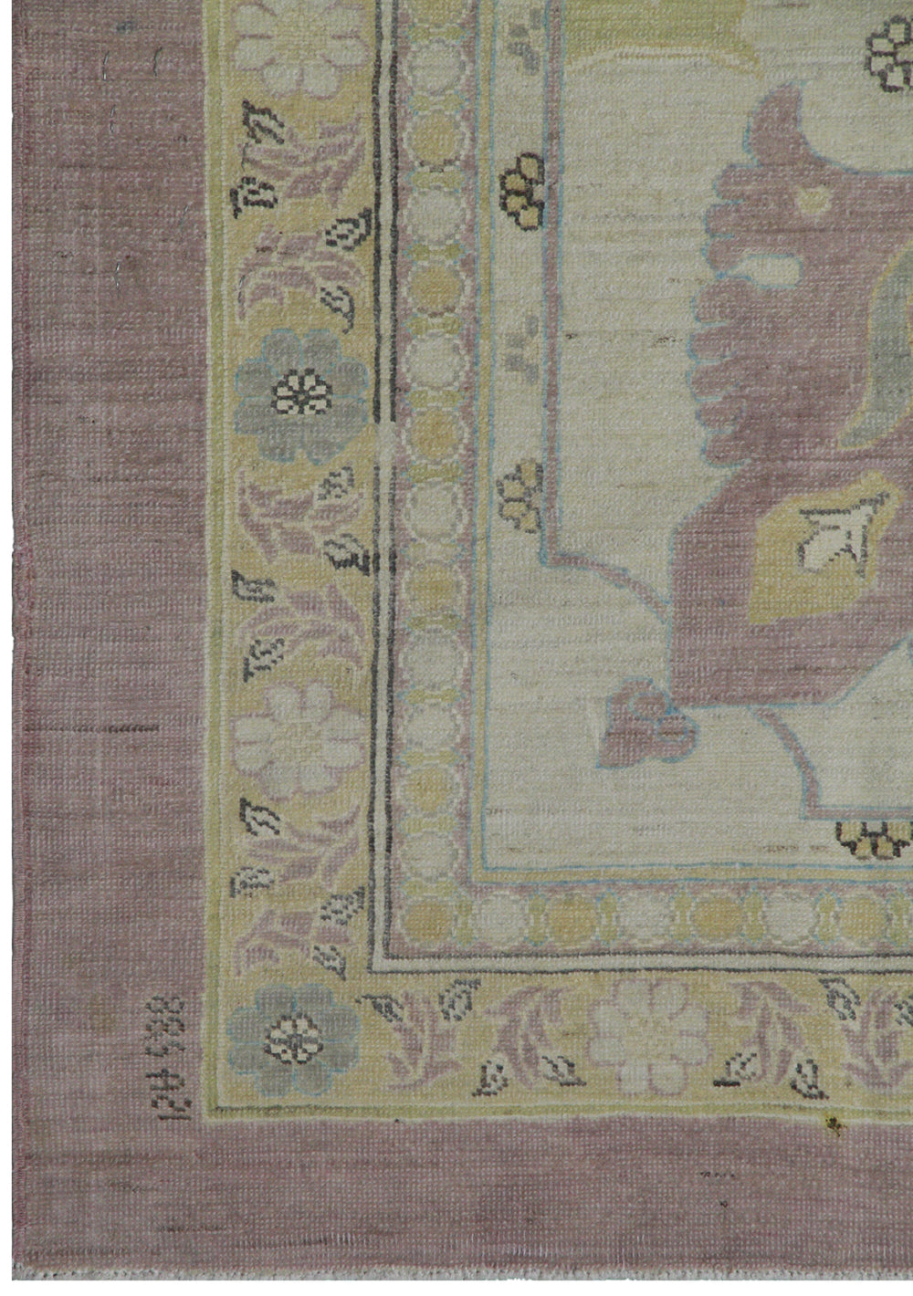 Fine Quality Large Polonaise Design Silk and Wool Ariana Luxury Rug