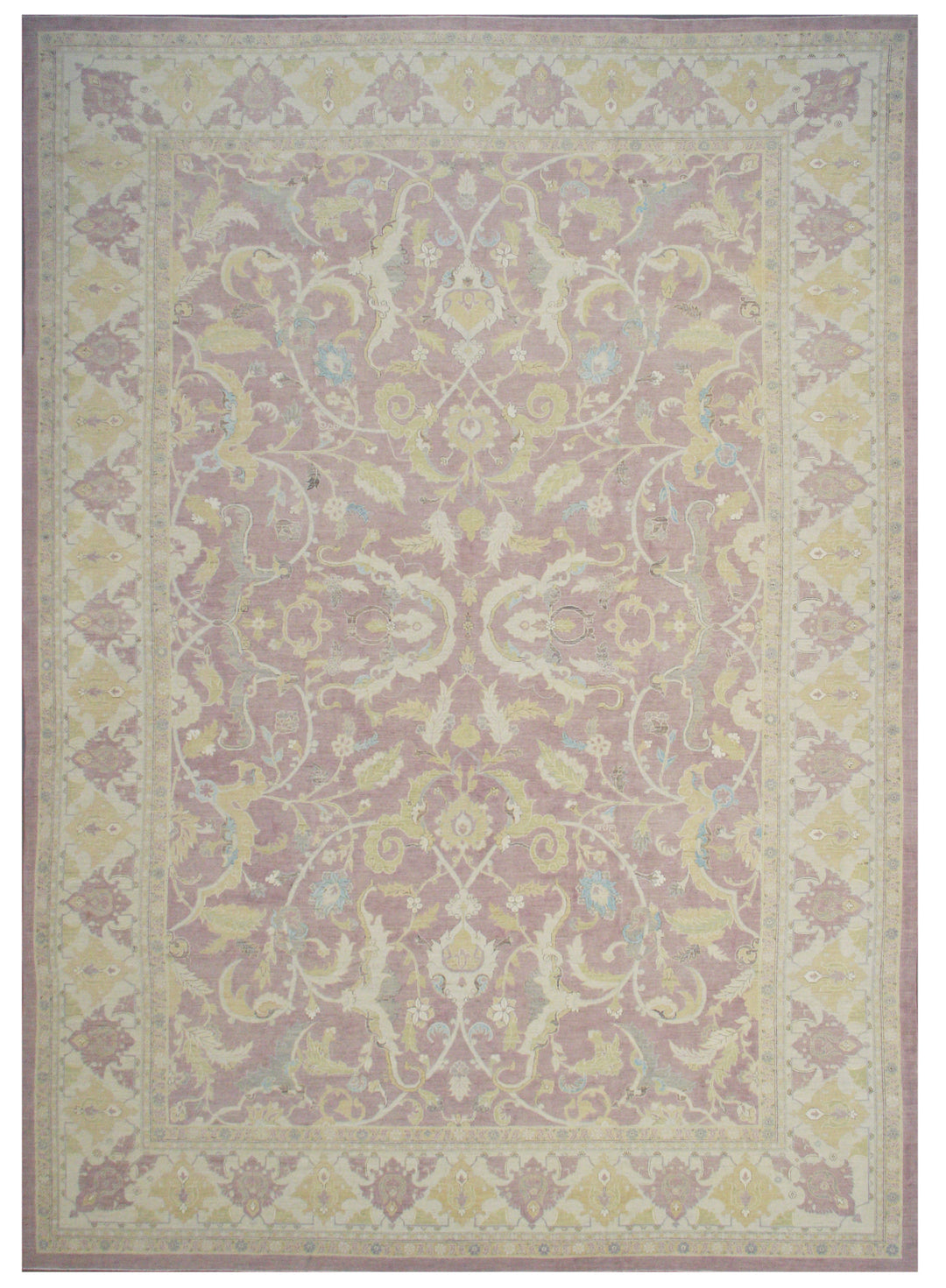 Fine Quality Large Polonaise Design Silk and Wool Ariana Luxury Rug