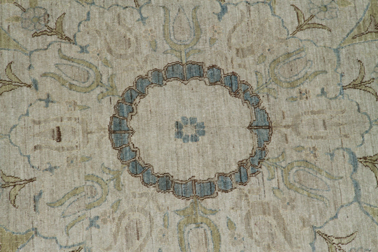 8'x10' Ariana Soft Blue Ottoman Design Area Rug