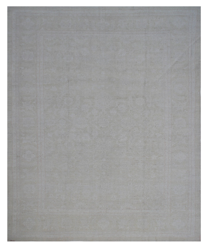 9'x11' Soft Pale Washed-out Ariana Transitional Rug