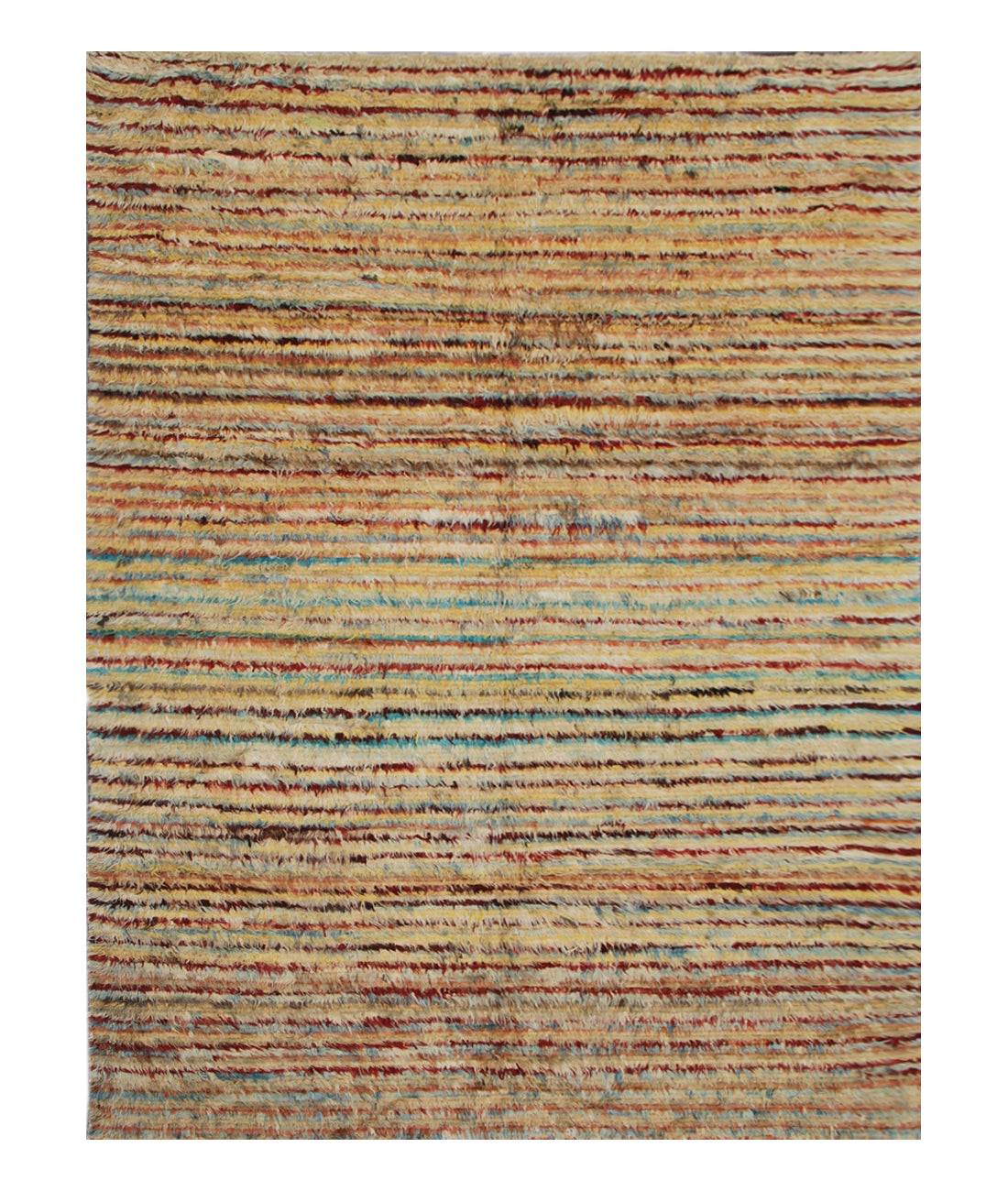 8'x10' Ariana Moroccan Style Striped Barchi Rug
