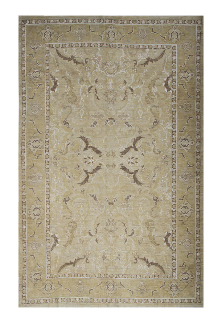 6'x9' Ariana Luxury Hand Knotted Polonaise Design Area Rug.