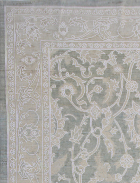 6'x9' Fine hand Knotted Ariana Luxury Polonaise Design Rug