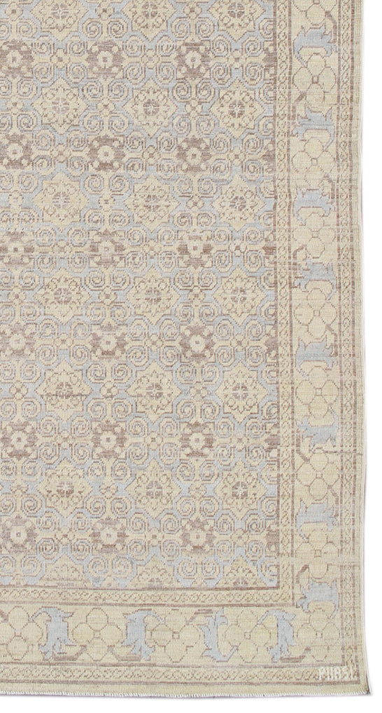 6'x9' Ariana Traditional Geometric Hand Knotted Medium Rug