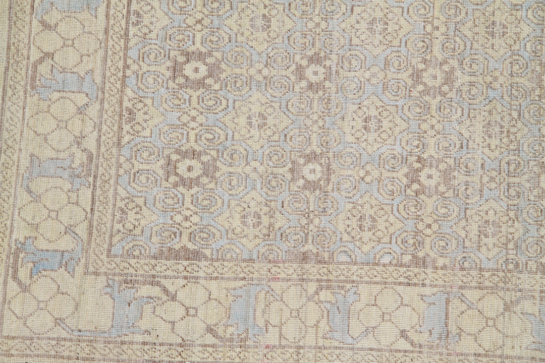 6'x9' Ariana Traditional Geometric Hand Knotted Medium Rug