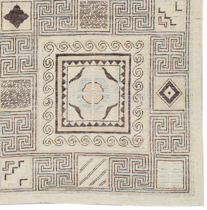 6'x6' Fine Small Square Ariana Transitional Geometric Wool Rug