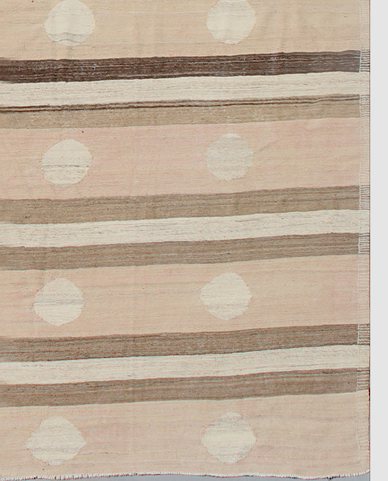 10x18 Ariana Large Earth Tone Striped Kilim