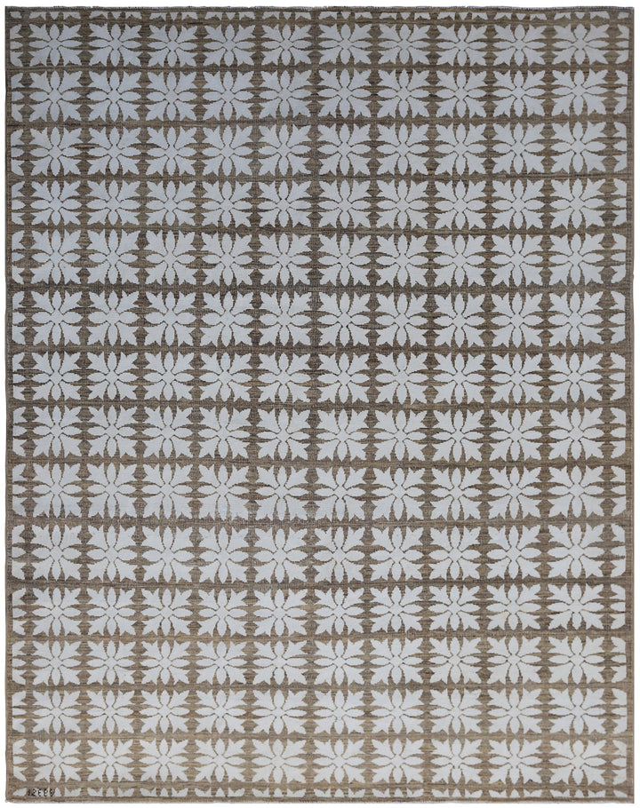 5'x7' Fine Small Cotton and Wool Ariana Transitional Hand Knotted Rug