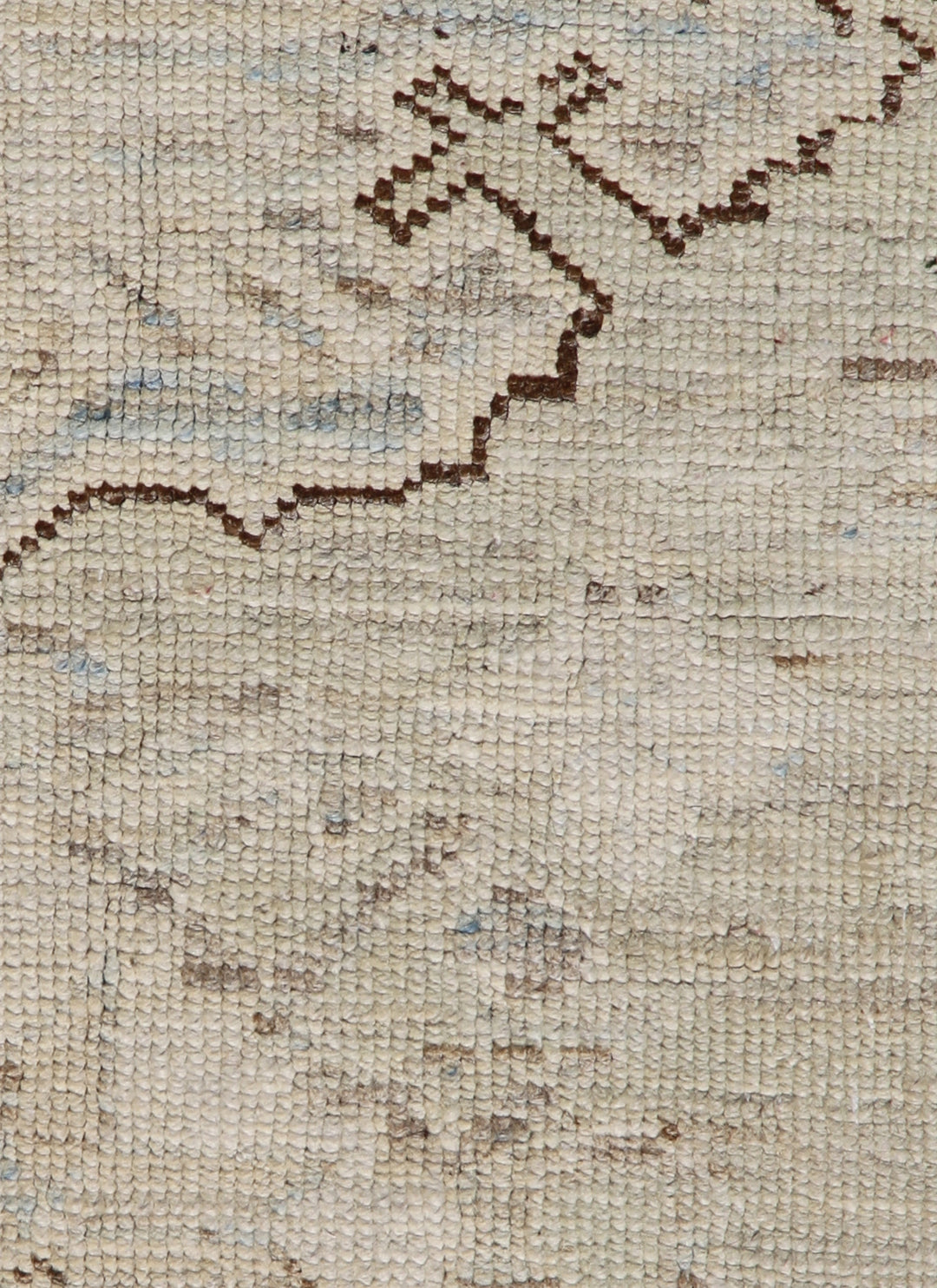 7'x10'Ariana Traditional Geometric Earth Tone Wool Hand Knotted Hazara Rug