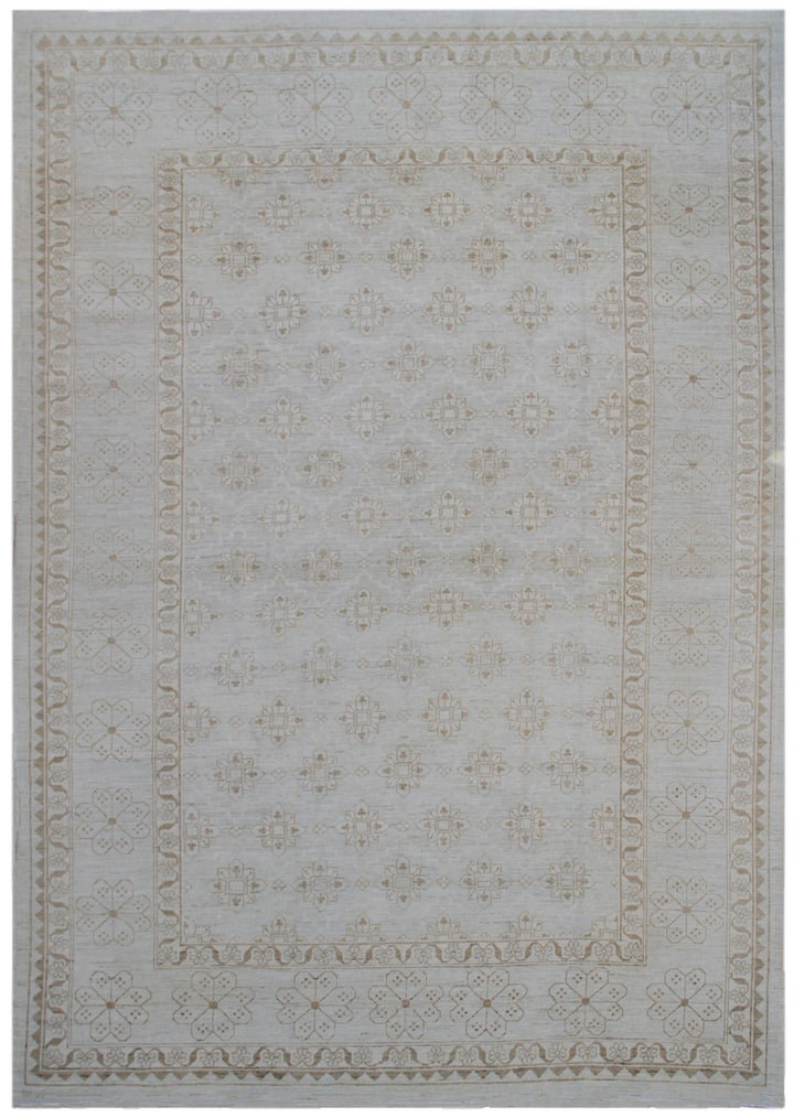 9'x12' Hand-knotted Rug | Soft Colors | Samarkand Transitional Rug