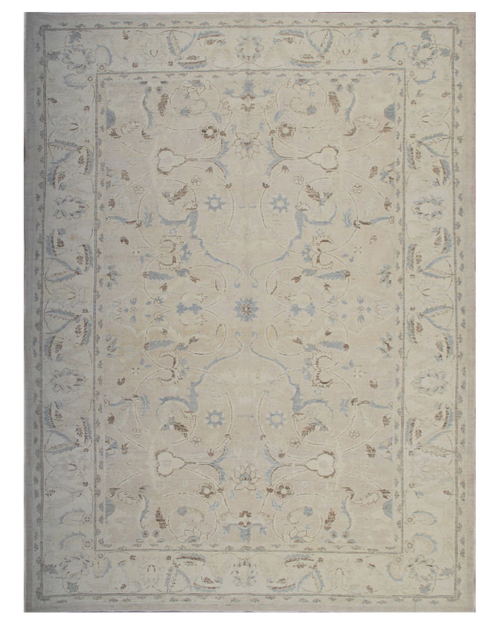 6'x9' soft Colors Polonaise Silk and Wool Ariana Luxury Hand Knotted Medium Rug