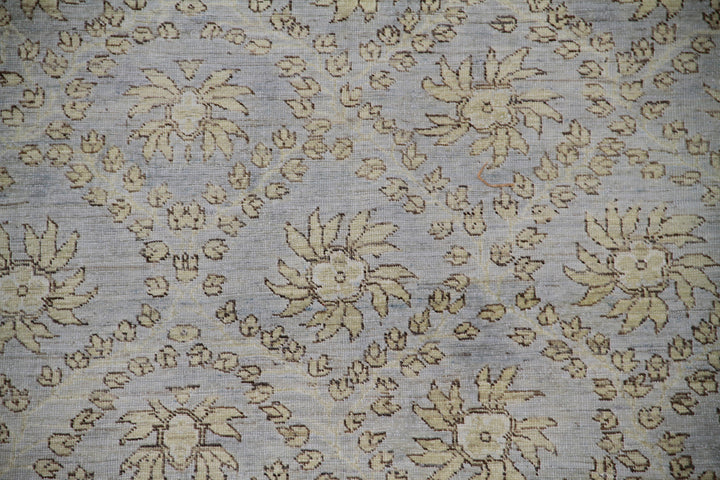 3'x10' Ariana Soft Blue Floral Transitional Runner Rug