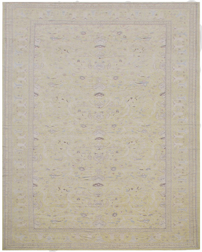 16'x32' Persian Design Palace Rug |Yellow Ariana Luxury Rug