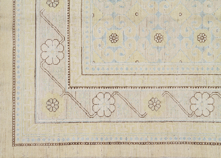 9'x11' Soft Pale Color palette Ariana Samarkand Design Area Rug