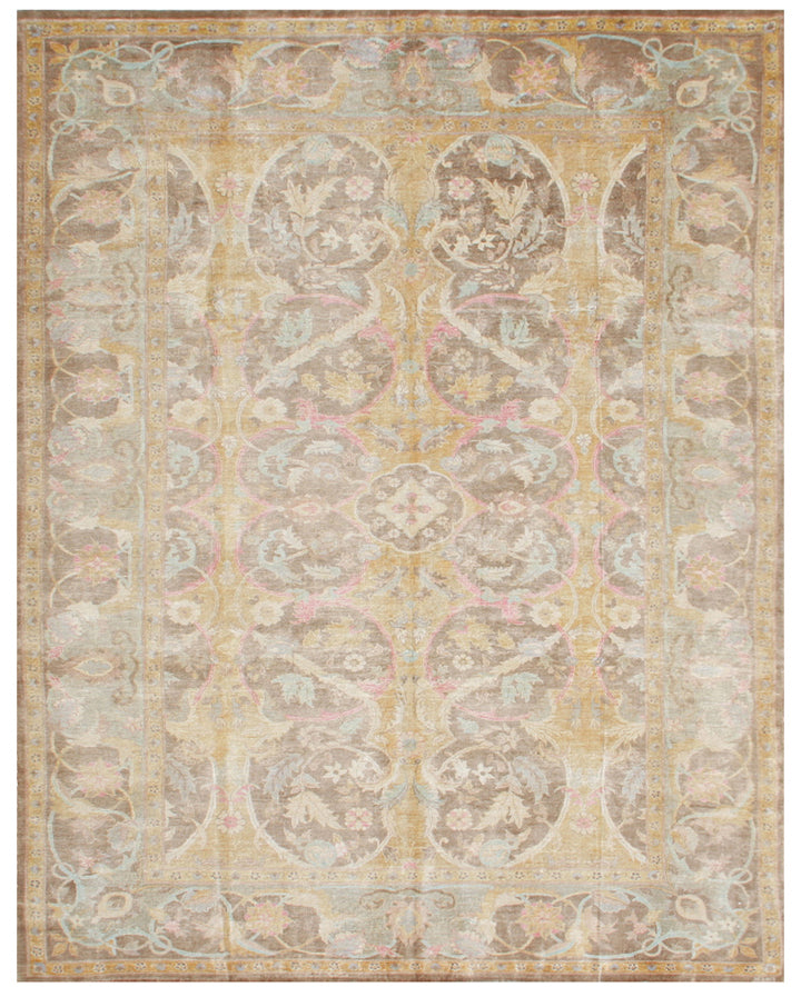 6'x10'Hand-Knotted 100% Silk Ariana Luxury Polonaise Design