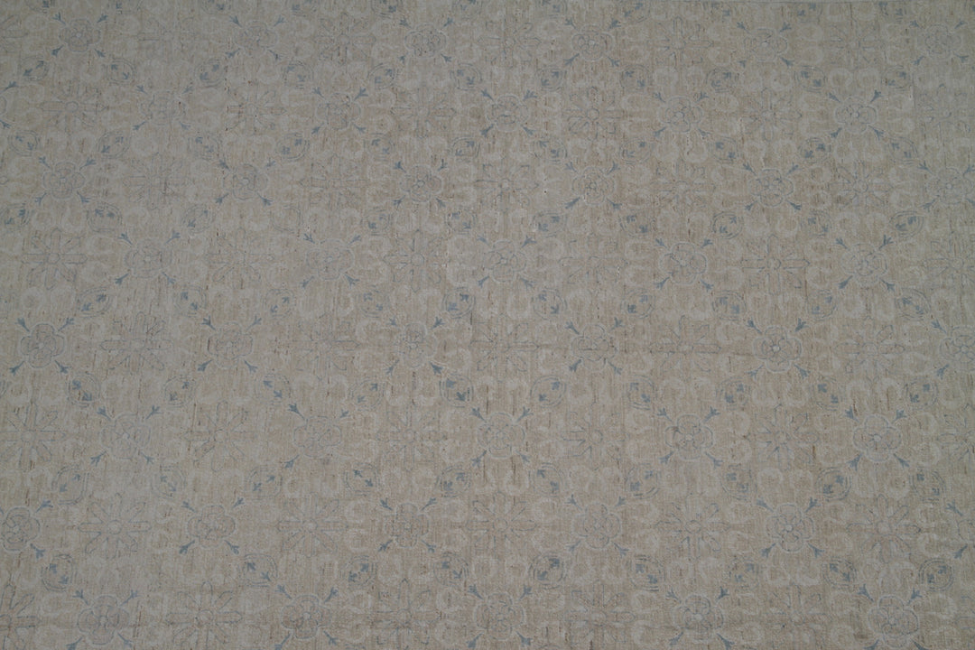 9'x12' Wool Rug | Soft Geometric Pattern | Ariana Modern Rug