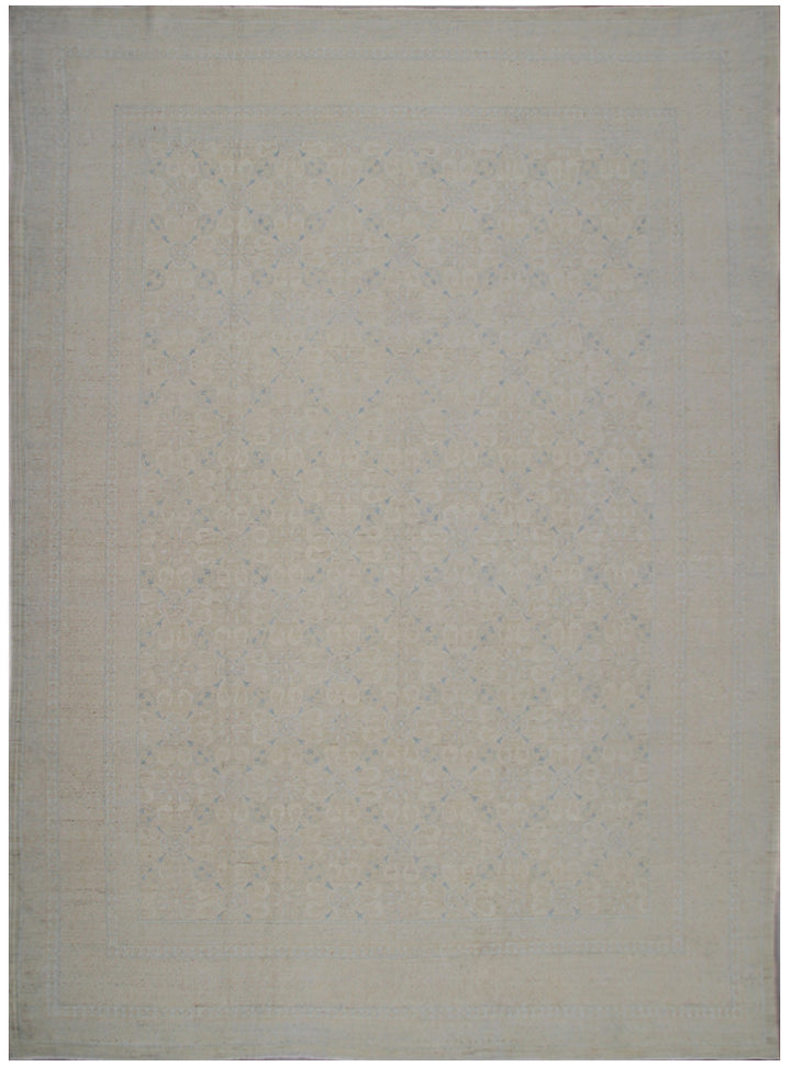 9'x12' Wool Rug | Soft Geometric Pattern | Ariana Modern Rug