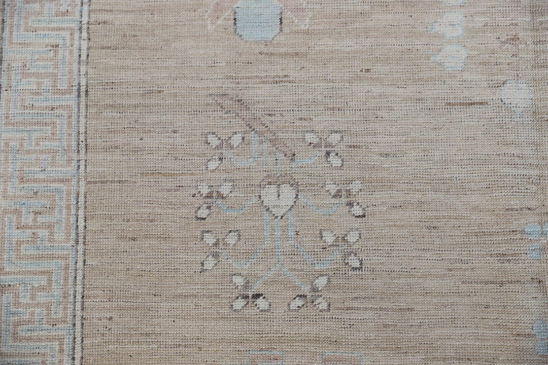 12'x17' Hand-Knotted Khotan Samarkand Rug | Artisan-Made