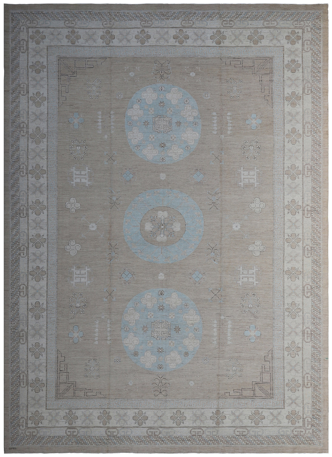 12'x17' Hand-Knotted Khotan Samarkand Rug | Artisan-Made