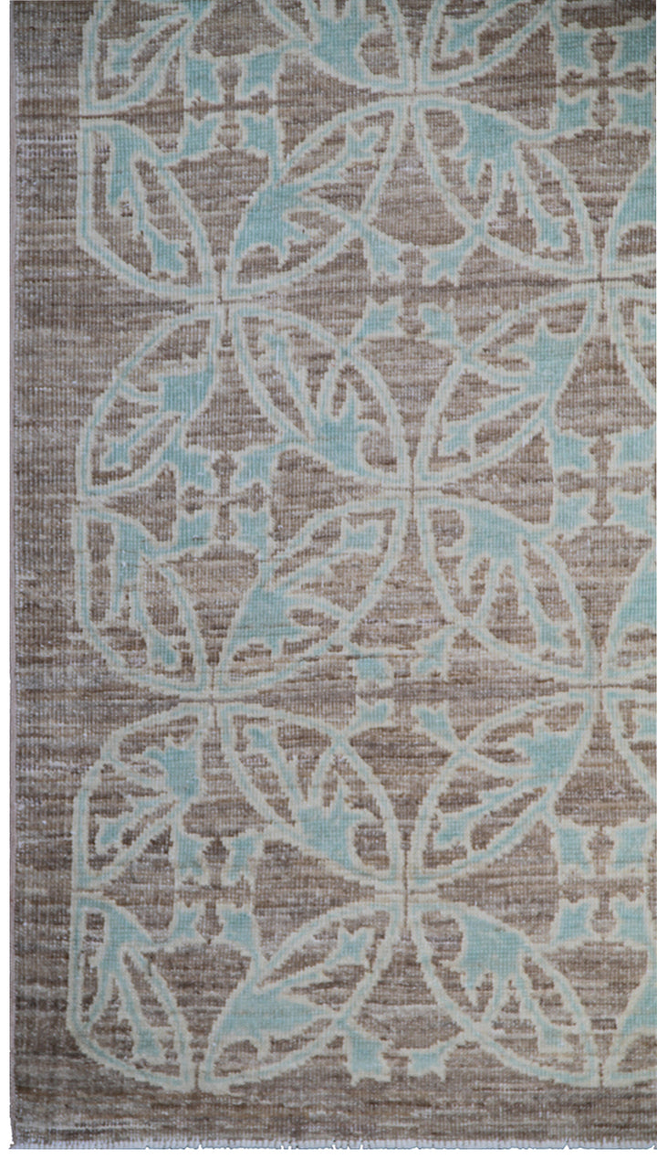 9'x12' Blue and Grey Geometric Ariana Transitional Rug
