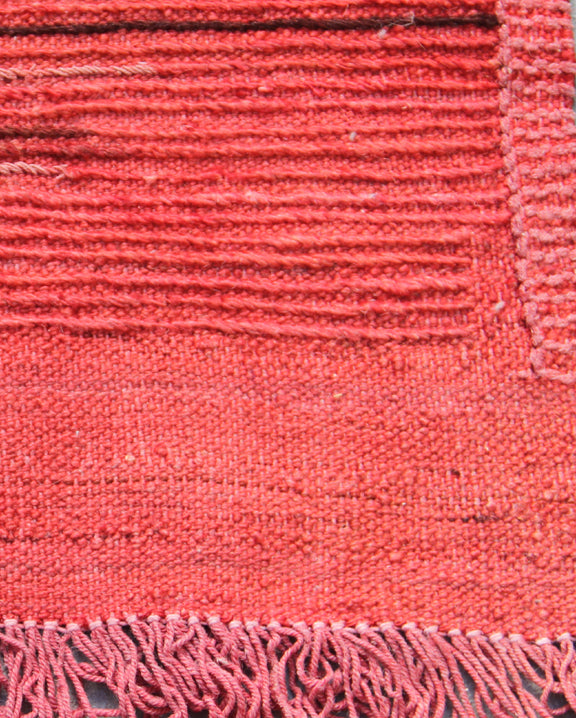 9'x12' Vibrant Red Hand-Woven Overdyed Ariana Barchi Area Rug