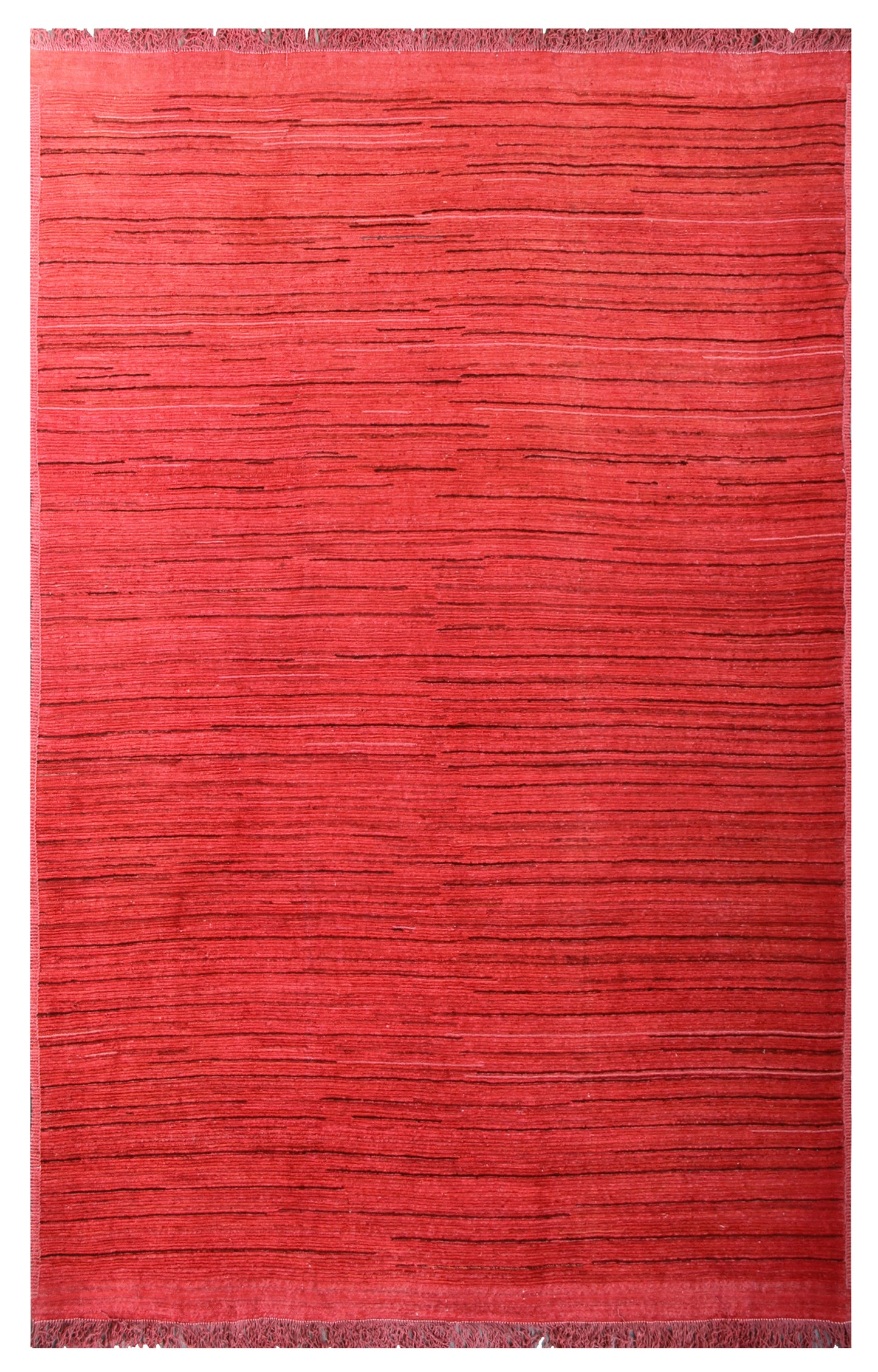 9'x12' Colorful Red Hand-Woven Overdye Ariana Barchi Rug