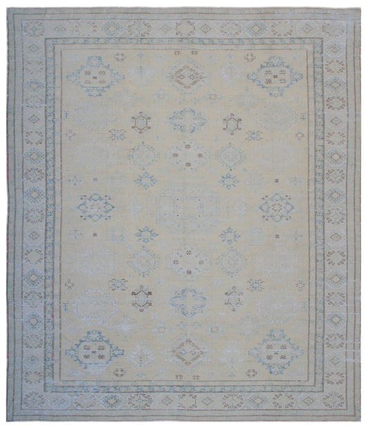 13x16 Large Caucasian Design Ariana Vintage Hazara Rug