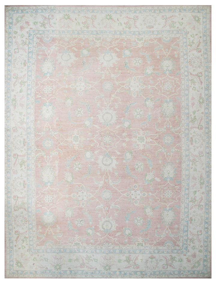13x16 Pink Floral Design Ariana Traditional Rug